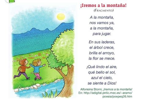 Poema Infantil Iremos a la montaña Mario characters Character