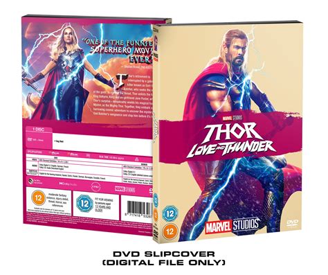 Marvel Studios Thor Love And Thunder Custom DVD Slipcover Etsy Australia