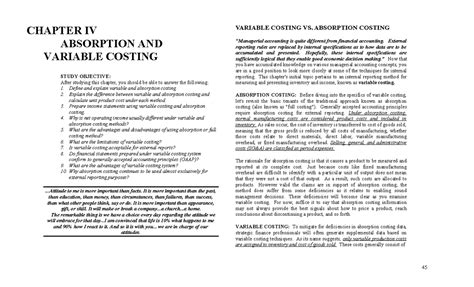 Pdfcoffee Management Services CHAPTER IV ABSORPTION AND VARIABLE