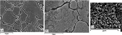 Sem Images Of The Surface Of The Stainless Steel Aisi L Before A