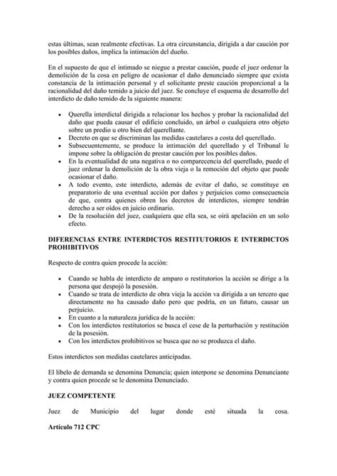 Interdictos Prohibitivos Pdf