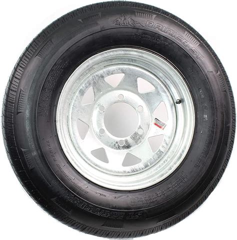 22575r15 D Rated 15 Radial Trailer Tire 6 Lug Galvanized Spoke