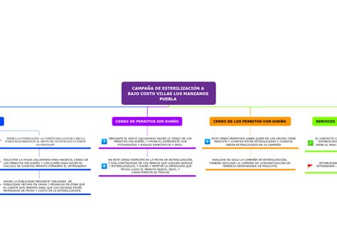 CAMPAÑA DE ESTERILIZACIÓN A BAJO COSTO VIL Mind Map