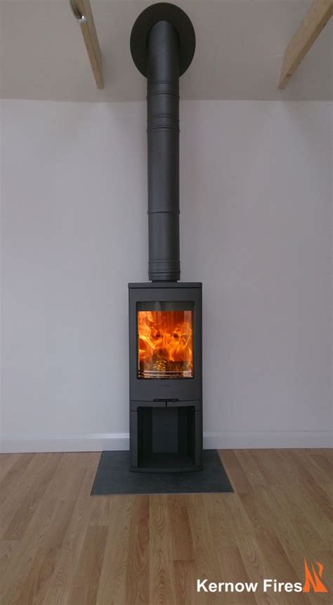 Kernow Fires Contura 750 Wood Burning Stove Installation In Cornwall