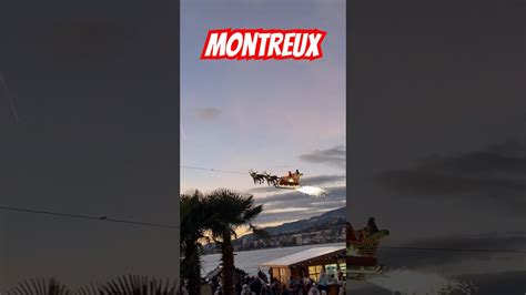 Christmas Santa At Montreux Noel Switzerland Shorts Travel