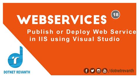 Publish Or Deploy Web Service In Iis Using Visual Studio Part