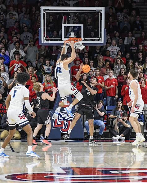 Liberty Mens Basketball Season Photo Gallery A Sea Of Red