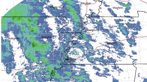 Weather radar for Memphis Tennessee