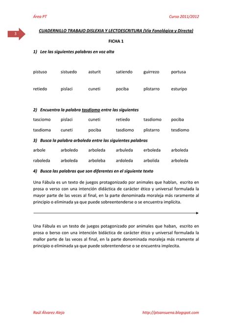 Dislexia Y Lectoescritura Pdf