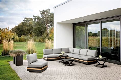 Niehoff Garden Volano Gartensofa Mit Aluminiumgestell Teak M Bel