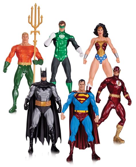 Pack Figuras La Liga De La Justicia Cm Dise O De Alex Ross Dc