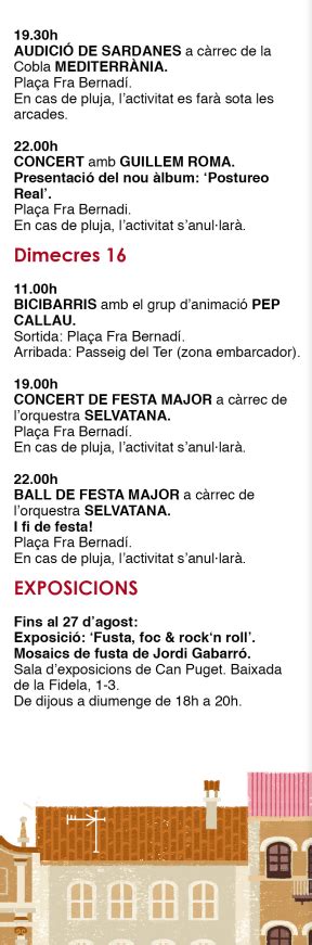 Festa Major 2023 De MANLLEU PROGRAMA DE FIESTAS