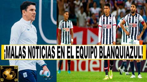 LO ÚLTIMO ALIANZA LIMA SIGUE SUMANDO MALAS N0TICIAS A POCAS HORAS DE