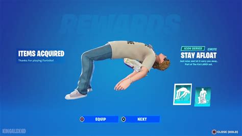 How To Get Stay Afloat Emote Now Free In Fortnite Unlocked Stay