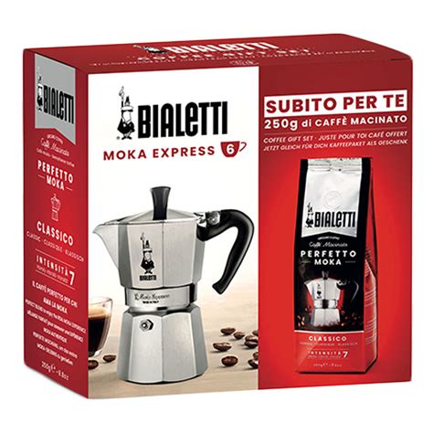 Gift Set Bialetti Moka Express Cup Perfetto Moka Classico G