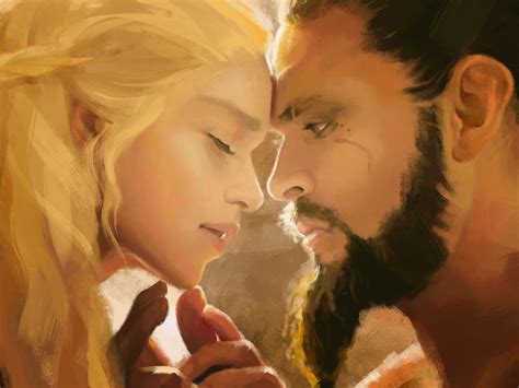 Daenerys Targaryen And Khal Drogo Fan Art