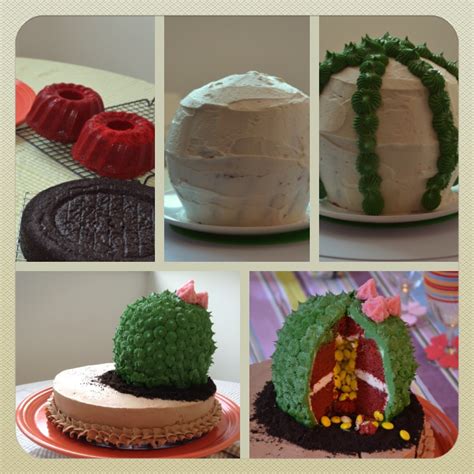 The Sugary Shrink: Cactus Cake...Sitting in the Desert/Dessert