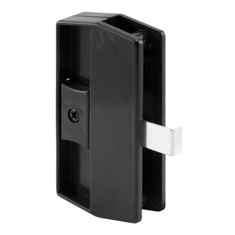 Prime Line Black Academy Snap In Sliding Screen Door Latch And Pull A