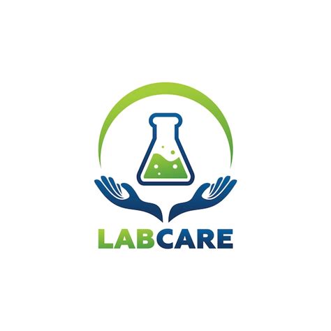 Lab Care Logo Design Template Vector Emblem Design Concept Creative