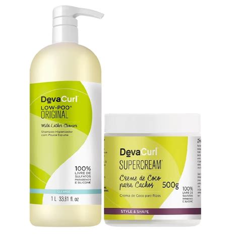 Kit Deva Curl Low Poo Original Supercream Full Beleza Na Web