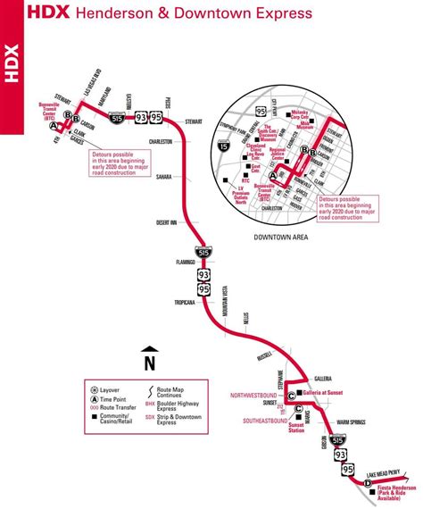 Lv Strip Bus Route Map | Natural Resource Department