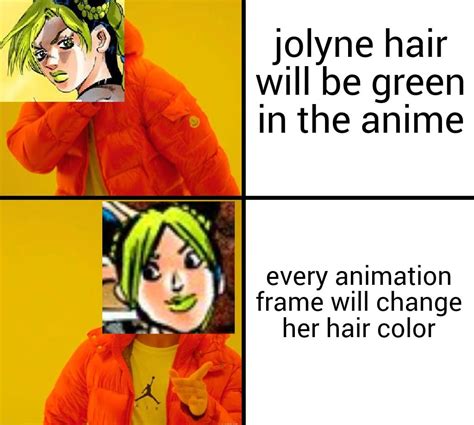 Jolyne Hair color : r/ShitPostCrusaders