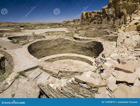 Chaco Canyon Ruins stock image. Image of canyon, national - 11039879