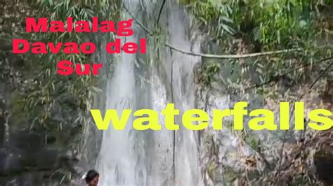 Waterfalls At Malalag Davao Del Sur Youtube