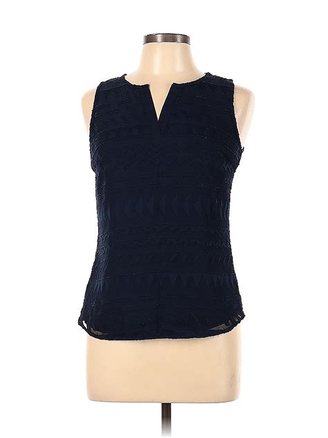 41hawthorn 100 Polyester Solid Blue Sleeveless Top Size S 69 Off Thredup