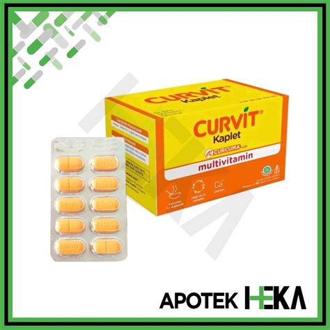 Jual Curvit Kaplet Multivitamin Nafsu Makan Box Isi X Tablet