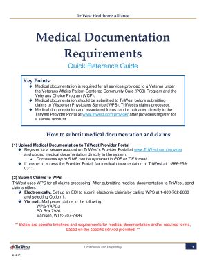 Fillable Online Medical Documentation Is Required For All Services