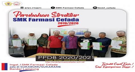 Perubahan Struktur Organisasi Smk Farmasi Cefada Smk Farmasi Cendikia