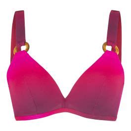 LingaDore 7209TB Orchid Red Voorgevormde Triangel Bikini Top