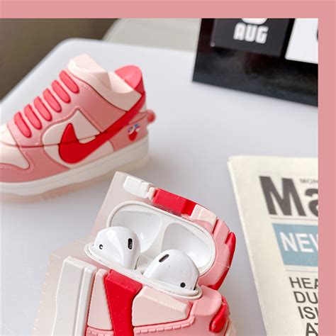 Air Jordan 1 Sneaker Airpod Case Pink Sneaker Airpod Case Etsy