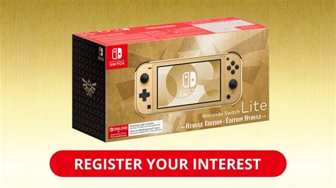 Nintendo Switch Lite Hyrule Edition My Nintendo Store