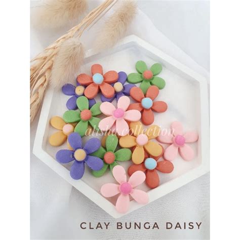 Jual Charm Clay Bunga Daisy Shopee Indonesia