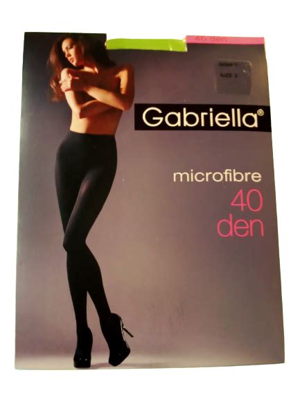 Rajstopy Gabriella Microfibre Den Grafit Size