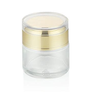 Buy Wholesale China Frosted Shaped Round Glass Jar 15g 30g 50g Wide