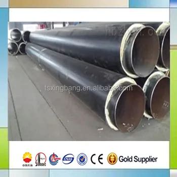 Api Standard Carbon Steel Pre Insulated Pipe With Hdpe Or Gi Jacket For