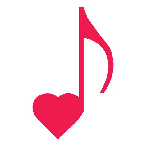 Musical Note Heart Shape 18733404 Vector Art At Vecteezy