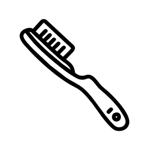 Premium Vector Toothbrush Icon Outline