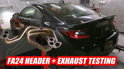 Do Exhaust And Headers Work On FA24 BRZ GR86 Dyno Test Motive