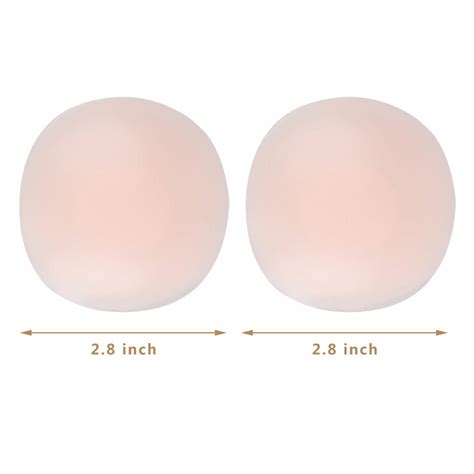 A Pair S M L Reusable Silicone Nipples For Breast Form Crossdresser