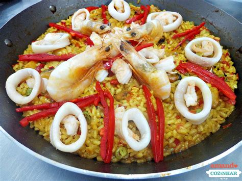 Paella Espanhola Mista Receita Rápida E Simples De Fazer