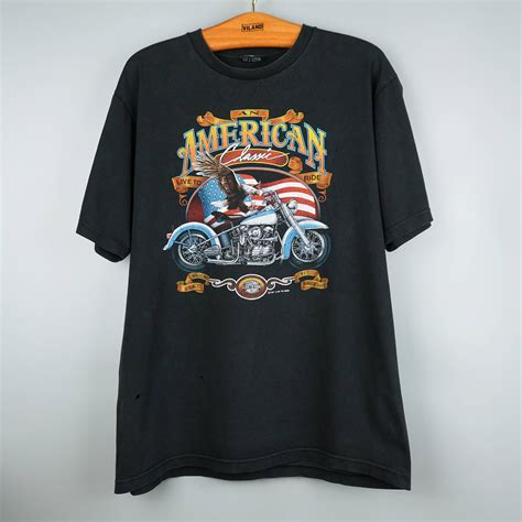 Vintage 1990 American Biker Live To Ride T Shirt Grailed