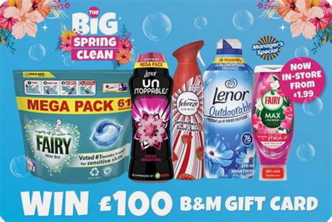 WIN A 100 B M Gift Card FREE To Enter Online Competition Online