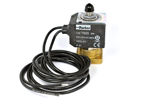 Parker 3 Way Solenoid Valve with Cables - Espresso Road - Coffee Machines