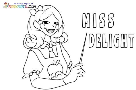 Miss Delight Coloring Pages