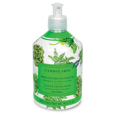 Hand And Body Cleanser Leaves Fresh Foam 490 Ml