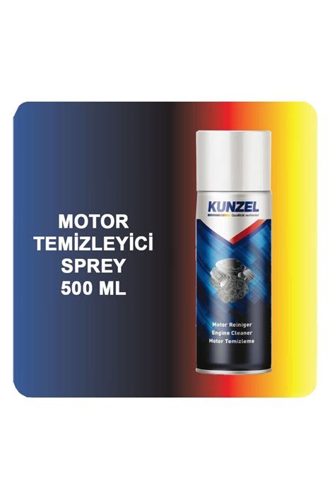 KUNZEL Susuz Motor Temizleyici Sprey 500 Ml Fiyatı Yorumları Trendyol